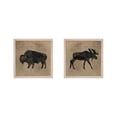 thumbnail image 1 of Great Art Now Brown Lodge by James Wiens, 2 Piece Framed Art Set Each 13.5W x 13.5H, 1 of 4
