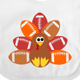 thumbnail image 4 of Inktastic Thanksgiving Cute Football Turkey Boys or Girls Baby Bib, 4 of 4