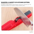thumbnail image 6 of Zehuanyu  2 Pcs Household Scissor Sharpener Cutter Pencil Whetstone Sharpeners Red, 6 of 8