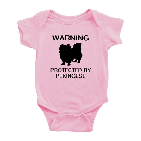 

Warning: Protected by A Pekingese Dog Funny Baby Romperss Newborn Clothes (Pink 3-6 Months)