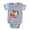 Heather Gray, variant on CafePress - Owl 1St Birthday - Cute Infant Baby Football Bodysuit