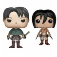 thumbnail image 4 of FUNKO POP Anime Attack On Titan Eren #20 Levi #235 Mikasa Ackermann #21 Figura de vinilo Modelo Colección Juguetes para niños Regalos, 4 of 5