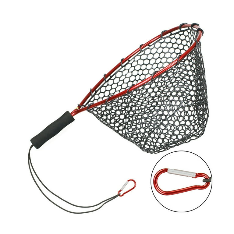 6 x 8 inch fish dip net 8-Inch Fishing Science First Fieldmaster Basic Fish Dip Net features 0.25 in knotless nylon mesh Yokua Mini Fishing Net Wear-Resistant