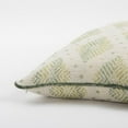 thumbnail image 3 of Rizzy Home Cotton Woven Diamond Pattern Decorative Throw Pillow Cover, 22"x22", Natural/Green, 3 of 4