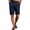 Black, variant on Mens Dress Shorts Summer Lightweight Straight Leg Business Casual Knee Length Bermuda Shorts with Pockets