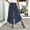 Dark Blue women high waisted capri pants a1, variant on Cagogo Women's High Waisted Wide Leg Capri Pants Flowy Polka Dot Boho Vacation Loose Trousers Casual Summer Travel Beach Outfits, Green M