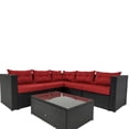 thumbnail image 4 of Baner Garden 11 Piece Outdoor All Weather Deep Seating Cushion Set, 4 of 21