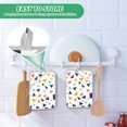 thumbnail image 4 of Yayeee Pot Holders Kitchen Heat Resistant with Pocket 7"x9.8" Cotton Oven Cooking Hot Pads, White Minimalist Triangles, 4 of 7