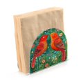 thumbnail image 6 of Qxltty Red Bird Acrylic Napkin Holder Set of 1 Transparent Dining Table Kitchen Cafeteria Home Decor 4.1x4.9x1.97in, 6 of 9