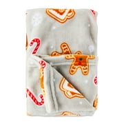 Parent's Choice Heritage Holiday Baby Blanket, Gray, 30" x 36"