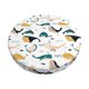 thumbnail image 1 of Disketp Cute Whale Funda Redonda para Taburete, Funda de Cojín para Silla de Bar Suave y Elástica-13 inch, 1 of 7