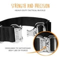 thumbnail image 2 of Mighty Paw Tactical Dog Collar, Heavy Duty Pet Training Collar with Built-in Handle for Extra Control. Weatherproof Polyester and Durable Metal Buckle for Medium to Extra Large K9s, 2 of 9