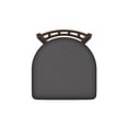 thumbnail image 3 of XL 810 Contessa 36" Swivel Extra Tall Bar Stool with Bronze Finish and Canter Storm Seat, 3 of 4