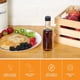thumbnail image 3 of FastRack - Botellas de salsa picante Woozy de 5 onzas, paquete de 12 con tapas de plástico negro, botellas pequeñas vacías, botellas de vidrio transparente con tapa a, 3 of 7