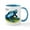 White/Blue Inside, variant on CafePress - Blue Poison Dart Frog Mug - 11 oz Ceramic Mug - Novelty Coffee Tea Cup