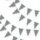 thumbnail image 3 of Bandera de carreras a cuadros en blanco y negro de 60 m, bandera triangular para carreras de F1, para eventos ceremoniales, 3 of 15