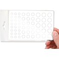 thumbnail image 1 of Beautiful Stackable Webcam/Camera Vinyl Covers | 57 Low-Tack Restickable Webcam Sticker | Multiple Sizes | White 57-Pack (Ultra Glossy) - Great for all special event decorations, 1 of 5