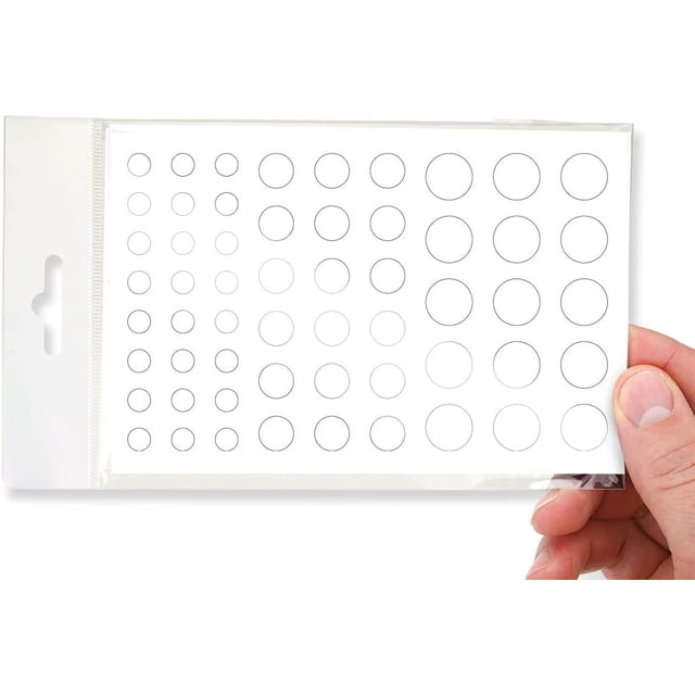 Beautiful Stackable Webcam/Camera Vinyl Covers | 57 Low-Tack Restickable Webcam Sticker | Multiple Sizes | White 57-Pack (Ultra Glossy) - Great for all special event decorations