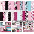 thumbnail image 2 of Inkdotpot Wedding Theme Collection Double-Sided Scrapbook Paper Kit Cardstock 12"x12" Card Making Paper Pack With Sticker Sheet - 16 Pages - Pink & Blue, 2 of 4