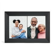 Carver Luxe by Aura Frames 10.1 inch HD Wi-Fi Digital Picture Frame with Free Unlimited Storage  Gravel