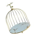 thumbnail image 1 of facefd Bird Cage Cosmetic Storage Rack Dresser Makeup Organizer Shelf 1 Tier White, 1 of 5