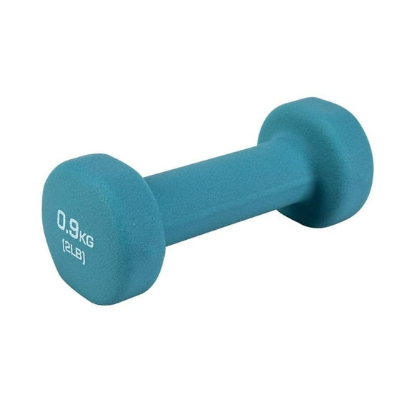 Mancuerna de Neopreno de 2lb Athletic Works WMW-502-2LB Azul