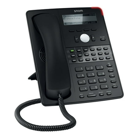 Snom D725 IP Phone - Cable - Wall Mountable - Black - 12 x Total Line - VoIP - Caller ID - Speakerphone - 2 x Network (RJ-45) - USB - PoE Ports - SIP, DHCP, NTP, LDAP, TLS, SRTP, SIPS,