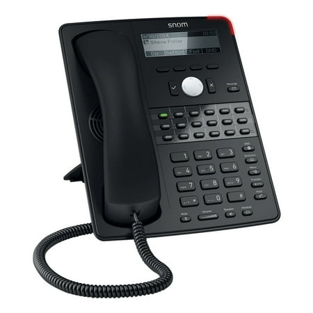 Sip Phone Ports Snom D725 IP Phone - Cable - Wall Mountable - Black - 12 x Total Line - VoIP - Caller ID - Speakerphone - 2 x Network (RJ-45) - USB - PoE Ports - SIP, DHCP, NTP, LDAP, TLS, SRTP, SIPS, RTCP, ()