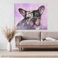 thumbnail image 3 of Stupell Industries Rustic Lodge Harlequin French Bulldog Canvas Art, 48 x 36, by George Dyachenko, 3 of 8