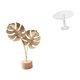 thumbnail image 5 of Escultura De Hoja De Metal Abstracta Nórdica, Adorno Para Mesa, Fiesta, Casa De Muñecas En Miniatura, Decoración De Mesa Auxiliar Redonda, Simulación De Vida, Casa De Juegos De Jardín, 5 of 7