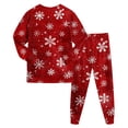 thumbnail image 4 of Xyant Kids Pajamas Christmas, Boys Girls Soft Cotton Sleepwear Pjs Sets Toddler 2 Piece Long Sleeve Jammies Size 6-7 Years, 4 of 7
