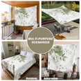 thumbnail image 6 of Sage Green Flower Tapestry for Bedroom Wall Hanging Tapestry, Watercolor Gradient Retro Floral Ceiling Backdrop Tapestries Poster Blanket Wall Decor for Teens Room Living Room Dorm 59" x 90", 6 of 8