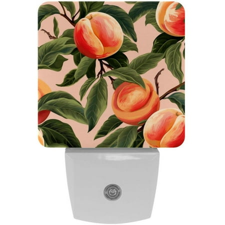 

Peaches LED Square Night Lights - Stylish and Energy-Efficient Illumination for Any Room - Set of 2