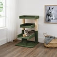 thumbnail image 4 of WYDK Cat 3 - Tier Tree Tower - Sturdy Cat Tree with Scratching Post 3 - Tier Tower for Large Adult Cats Multi - Level Condo for Large Indoor Cats, 4 of 7