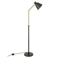 thumbnail image 5 of Evelyn&Zoe Elmer Two-Tone Floor Lamp with Metal Shade in Blackened Bronze/Brass/Blackened Bronze, 5 of 8
