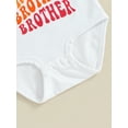 thumbnail image 6 of Big Brother Little Brother Big Sister Little Sister Sibling Matching Outfits Newborn Toddler Clothes T-shirt /Romper Bodysuit 2PCS Set, 6 of 7