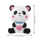 thumbnail image 3 of Vinyl Panda Piggy Bank Unbreakable Cartoon Panda Coin Coin Money Bank, 3 of 5