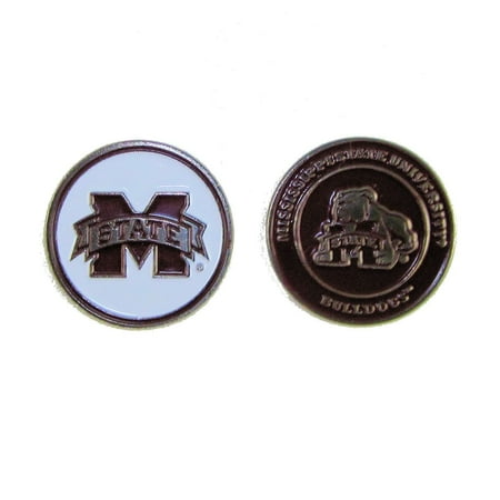 - Mississippi State Bulldogs Double-Sided MSU Golf Ball Marker, 1 Team Logo Double Sided Ball Marker By Waggle Pro Shop,USA