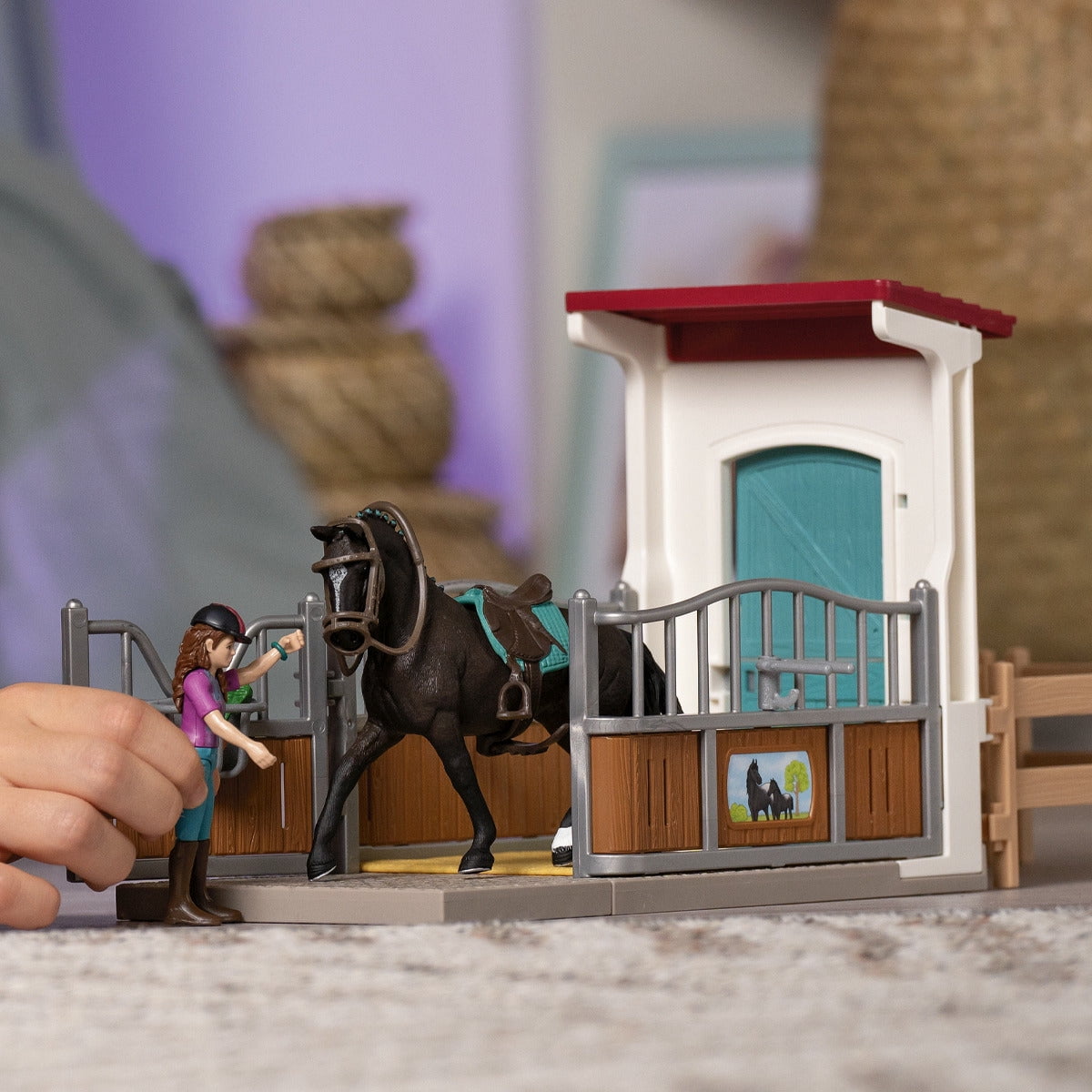 Schleich Horse Club 25 PC Lisa & Storm Horse Box Playset with