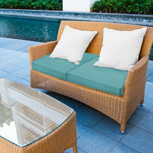 SensorPEDIC 24" x 24" Waterproof Memory Foam Seat Cushion - Teal