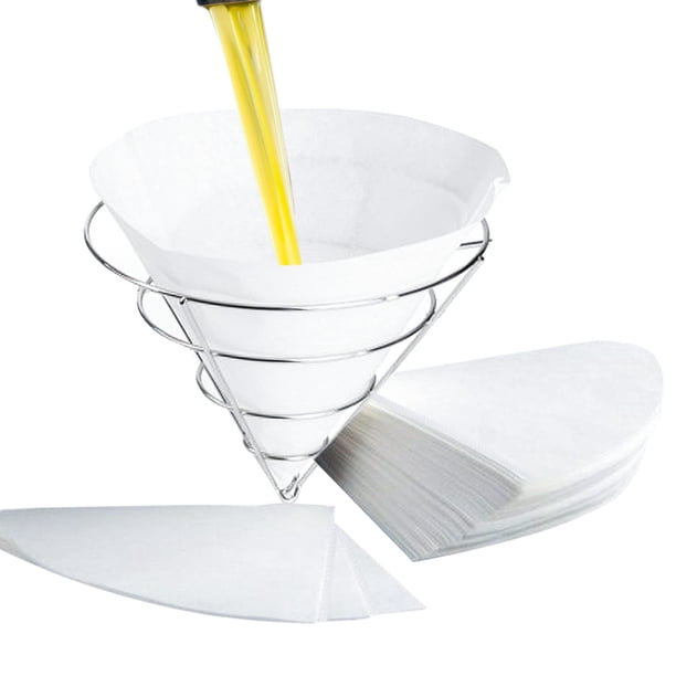 Filtros de aceite para freidora, paquete de 30, colador de cocina no tejido de 10 cm