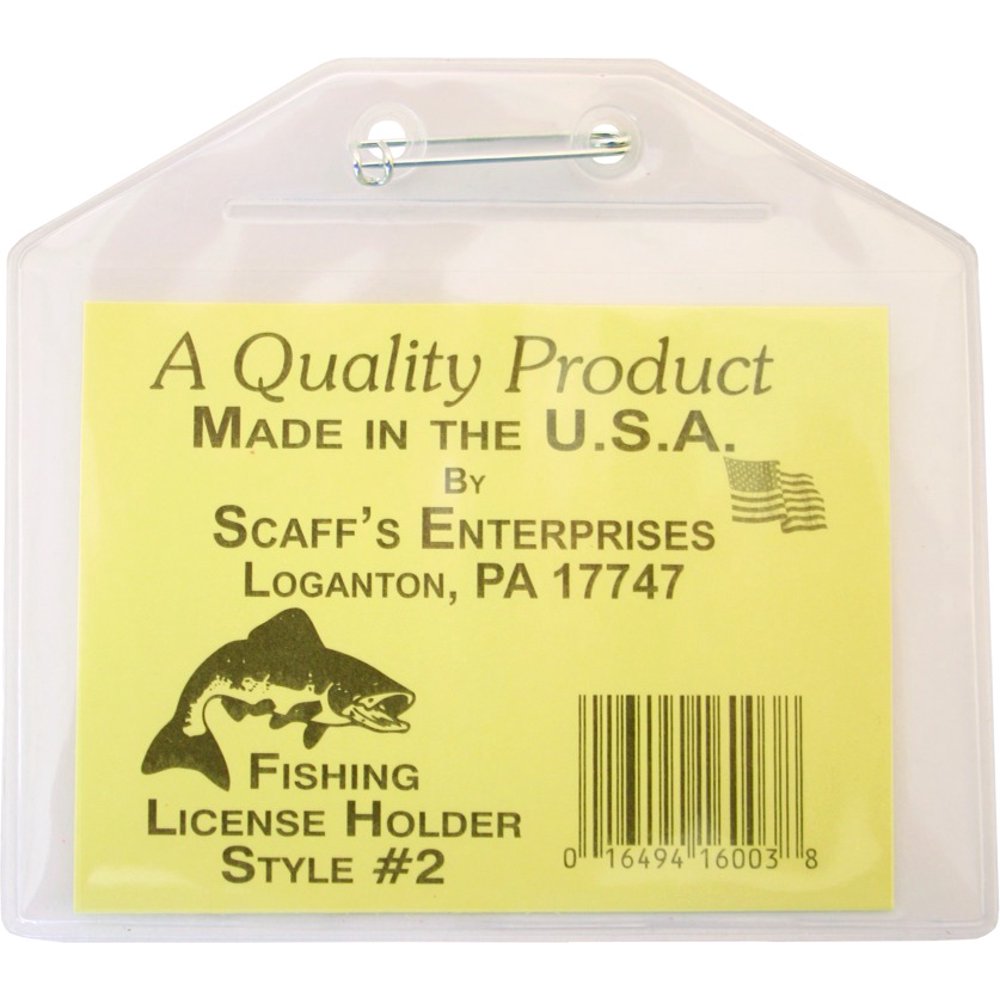 Scaff's Enterprises Fishing License Holder, Large