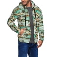 thumbnail image 2 of Naloa Colorful Hawaii Palms Men’s Hoodies, Zip up Hoodie, Sweatshirts,Hoodies for Men Sizes S-3XL-3X-Large, 2 of 5