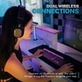 thumbnail image 7 of JLab Nightfall Wireless Gaming Headset for PS5, PS4, PC, Nintendo Switch, Mobile, Bluetooth & USB-C, Black, 7 of 7