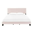 thumbnail image 1 of HomeFare Simple une Boîte de Lit de Latte de Velours dans Blush, 1 of 10