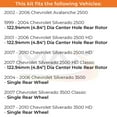 thumbnail image 2 of MAX Advanced Brakes - Rear Brake Kit For 1999-2006 Chevy Silverado 2500| Carbon Ceramic Brake Pad and Rotor Kit| Daily Driving Geomet Coated Brake Rotors, 2 of 9