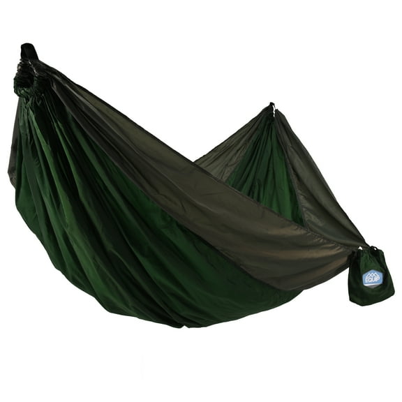EQUIP Tree Hammock, Green and Gray