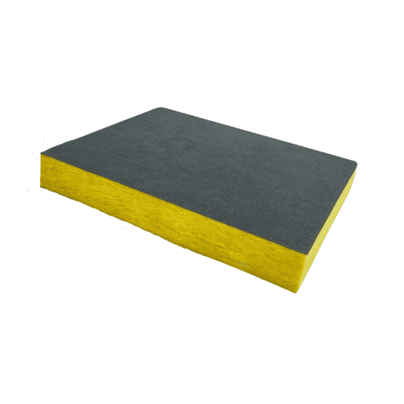 F&L Johns Manville Duct Insulation Panel 24" x 24" – HVAC Thermal Fiberglass Insulation for Sheet Metal Duct Systems R4, R6 & R8 Ductboard (1-1/2in x 24in x 24in)