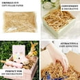 thumbnail image 3 of Efavormart 8oz | Natural Crinkle Cut Paper Shred Basket Filler, Gift Bag Kraft Paper Shreds Filler - 3mm, 3 of 9