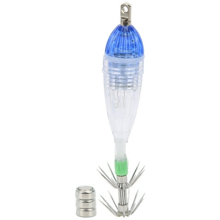 

Squid Lure Light Polyester PE Squid Hook Light Bait 4 Colors With LED Lights For Offshore For Boat For Near Shore For Lake